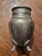 Antiek verzilverd potje, Antiek en Kunst, Antiek | Goud en Zilver, Ophalen of Verzenden