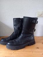 Zwarte boots, merk Sub 55, echt leer, maat 37., Kleding | Dames, Schoenen, Lage of Enkellaarzen, Beige, Sub 55, Ophalen of Verzenden