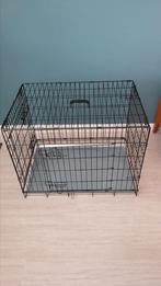 Hondenbench zwart zo goed als nieuw, Dieren en Toebehoren, Hondenhokken, Ophalen, Zo goed als nieuw, 75 tot 110 cm, Minder dan 65 cm