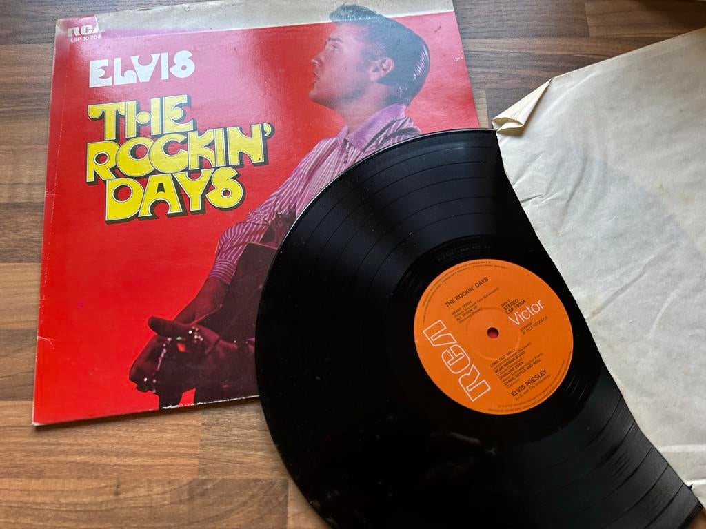 Elvis Presley - The Rockin' Days LP, Ophalen, Gebruikt, 12 inch, Rock-'n-Roll