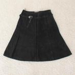 Mooie Suede Gina Mariolano Rok (Maat 36) € 45,-, Gina Mariolano, Zwart, Ophalen of Verzenden, Zo goed als nieuw