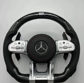 Mercedes LED carbon stuur compleet zilver leer AMG beschikbaar voor biedingen