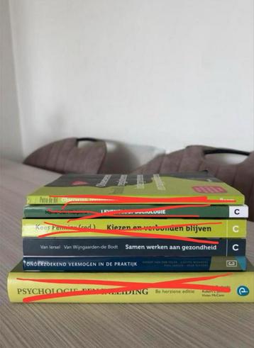 Studieboeken HBO - Onderzoek, Psychologie, Sociologie beschikbaar voor biedingen
