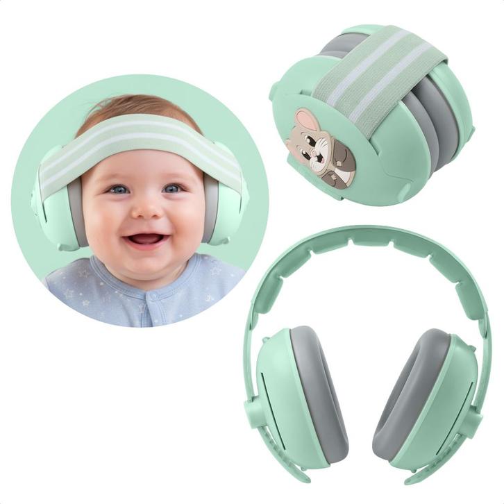 Muisstil Gehoorbescherming Baby en Peuter - Oorkappen Groen, Kinderen en Baby's, Overige Kinderen en Baby's, Nieuw, Ophalen of Verzenden