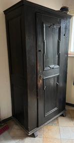 Unieke Vintage Brocante Garderobekast 190 x 100 x 60, Ophalen, Gebruikt, Staande kapstok, 150 tot 200 cm