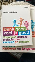 Stallard, Behandelwijzer Denk goed voel je goed en Werkboek, Verzenden, Nieuw, P. Stallard