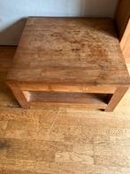 Salontafel 80x80 van teak., Huis en Inrichting, Tafels | Salontafels, Ophalen, Gebruikt, 50 tot 100 cm, 50 tot 100 cm