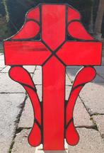 Een religieus kruis van glas, Almere, Nieuw, Ophalen of Verzenden, Glas en lood Tiffanyatelier