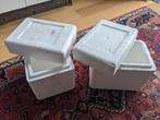 Piepschuim doosjes (2), Doe-het-zelf en Verbouw, Kratten en Dozen, Ophalen, Minder dan 35 cm, Minder dan 50 cm, Minder dan 40 cm