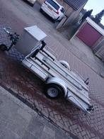 Motor- en scooter aanhanger met nieuwe banden, Fietsen en Brommers, Ophalen, Gebruikt