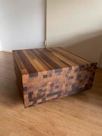 Salontafel Aulia Design Henk Vos by Linteloo, Huis en Inrichting, Ophalen, Gebruikt, 50 tot 100 cm, Vierkant
