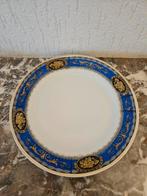 Sierbord met blauw en gouden decoratie, Ophalen of Verzenden
