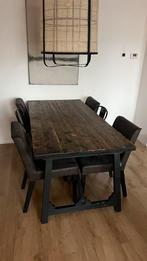 Eettafel BePureHome met 4 of 6 stoelen Woood, Ophalen, Zo goed als nieuw, 4 tot 6 stoelen