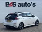 Nissan LEAF Tekna 40 kWh Leder Camera Carplay Adaptive cruis, Gebruikt, Zwart, 109 min, Wit