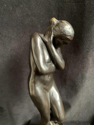Naakte Vrouw, Eva, gesigneerd,brons/bronzen beschikbaar voor biedingen