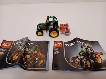 Lego 8281-2 technic tractor en motor 2 in 1 beschikbaar voor biedingen