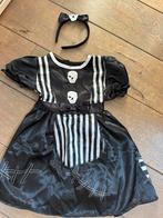 Halloween Jurk met Doodskoppen - Maat 110-116, Verzenden, Nieuw, 110 t/m 116, Meisje