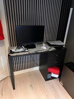 Ikea Kallax Bureau Zwart, Ophalen, Gebruikt