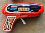 HTF 1960’s Tin Toy ,blikken Atomic Space Jet Gun,Japan,litho, Ophalen