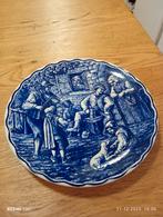 Delfts Blauw Decoratief Bord Boch Frères, Ophalen of Verzenden