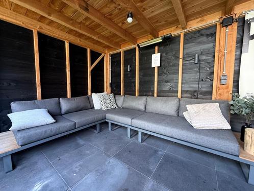 Loungeset ‘Thom’ – stijlvolle hoekbank voor buiten – zeer go, Tuin en Terras, Tuinsets en Loungesets, Zo goed als nieuw, Loungeset