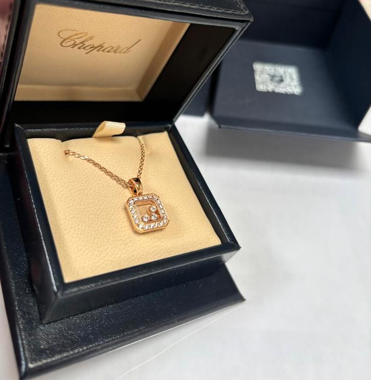 Chopard Happy Diamonds Icons collier met hanger, Sieraden, Tassen en Uiterlijk, Kettingen, Nieuw, Goud, Met hanger, Ophalen