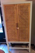 Nette Kwantum kleding/buffetkast met webbing deuren, Ophalen, 100 tot 150 cm, Landelijk, 150 tot 200 cm