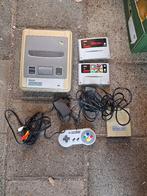 Vintage Nintendo Supernes 16 bit + spellen werkende staat, Spelcomputers en Games, Spelcomputers | Nintendo Super NES, Ophalen of Verzenden