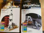 3d puzzels raket Saturnus V en Apollo maanlander, Ophalen of Verzenden, 10 tot 50 stukjes, Zo goed als nieuw, 6 jaar of ouder