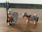 Playmobil Knights - dwerg met paard, Kinderen en Baby's, Speelgoed | Playmobil, Ophalen of Verzenden, Zo goed als nieuw, Complete set