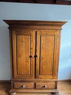 Complete meubel set nieuwstaat, Huis en Inrichting, Ophalen, Zo goed als nieuw, Zeer netjes, Leer, Eikenhout, 4 tot 6 stoelen