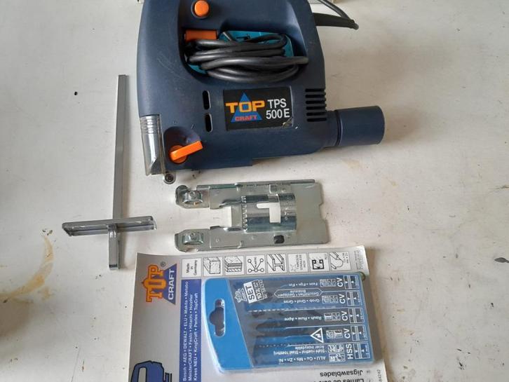 DECOUPEERZAAG - TOPCRAFT TPS 500 E - 500 Watt, Doe-het-zelf en Verbouw, Gereedschap | Machine-onderdelen en Toebehoren, Nieuw