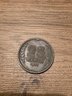 25 cent 1941 kwartje oorlogsgeld, Postzegels en Munten, Munten | Nederland, Ophalen of Verzenden, Koningin Wilhelmina, 25 cent