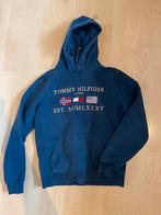 Tommy Hilfiger hoodie donkerblauw maat S, Kleding | Heren, Truien en Vesten, Blauw, Ophalen of Verzenden, Zo goed als nieuw