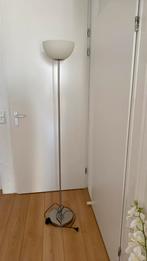 Hoeklamp zilver, Huis en Inrichting, Lampen | Vloerlampen, Ophalen of Verzenden, Zo goed als nieuw, Minder dan 100 cm