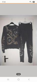 Dames pak, Ophalen of Verzenden, Zo goed als nieuw, Maat 46/48 (XL) of groter, Groen