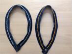 Halsketting - jeans - ong 90 cm - 2 stuks, Ophalen of Verzenden