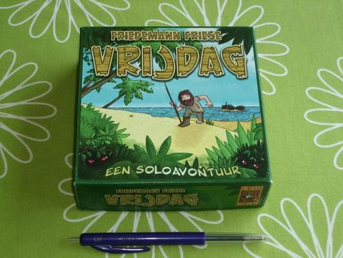 Vrijdag - een solo avontuur - kaartspel, Hobby en Vrije tijd, Gezelschapsspellen | Kaartspellen, Zo goed als nieuw, Een of twee spelers