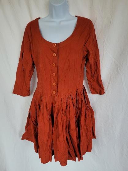 Gave jurk mt M merk Mac&Maggie, Kleding | Dames, Jurken, Zo goed als nieuw, Maat 38/40 (M), Bruin, Boven de knie, Ophalen of Verzenden