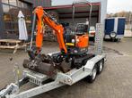Doosan DX10Z 2018 met aanhanger sorteergrijper, Zakelijke goederen, Machines en Bouw | Kranen en Graafmachines, Ophalen, Doornhoek 3945 5465 TC Veghel