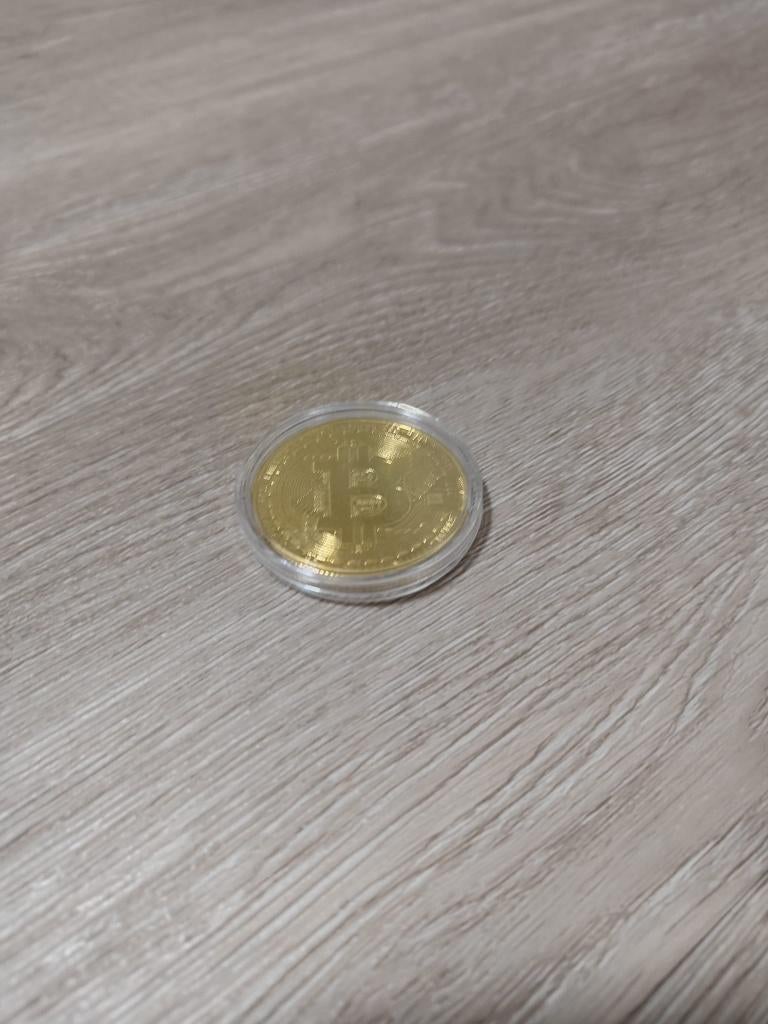 Bitcoin munt, Postzegels en Munten, Munten en Bankbiljetten | Verzamelingen, Munten, Nederland en Buitenland, Ophalen of Verzenden