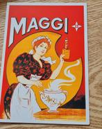 Vintage affiche Maggi, Verzenden, Ongelopen, Overige thema's