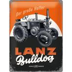 Lanz Bulldog tractor relief reclamebord van metaal wandbord