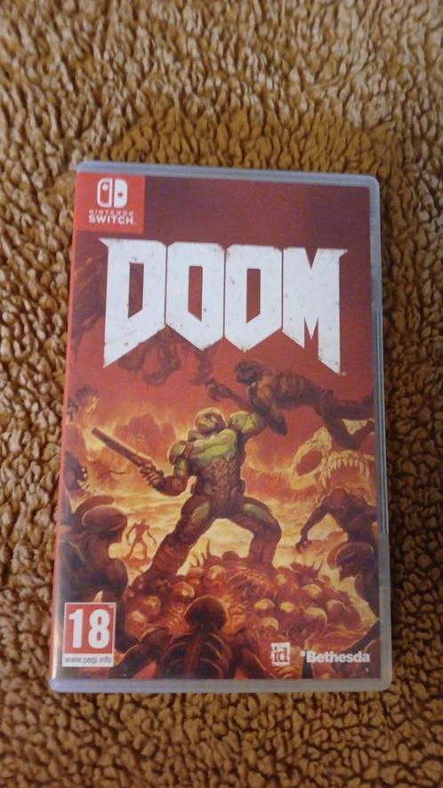 Doom 2016, Spelcomputers en Games, Games | Nintendo Switch, Gebruikt, Shooter, 1 speler, Vanaf 18 jaar, Ophalen of Verzenden