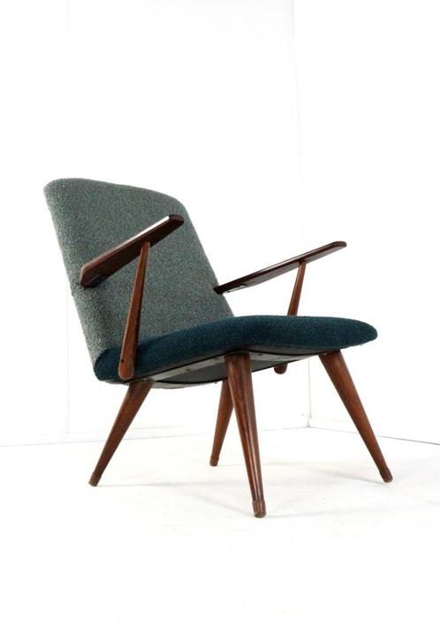 Vintage fauteuil 3 stuks gestoffeerd gratis bezorging Zweeds, Huis en Inrichting, Fauteuils, Zo goed als nieuw, Hout, Stof, 50 tot 75 cm