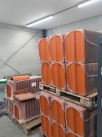 Partij rode sneldekkers, Doe-het-zelf en Verbouw, Dakpannen en Dakbedekking, Steen of Klei, Nieuw, Ophalen of Verzenden, 15 m² of meer