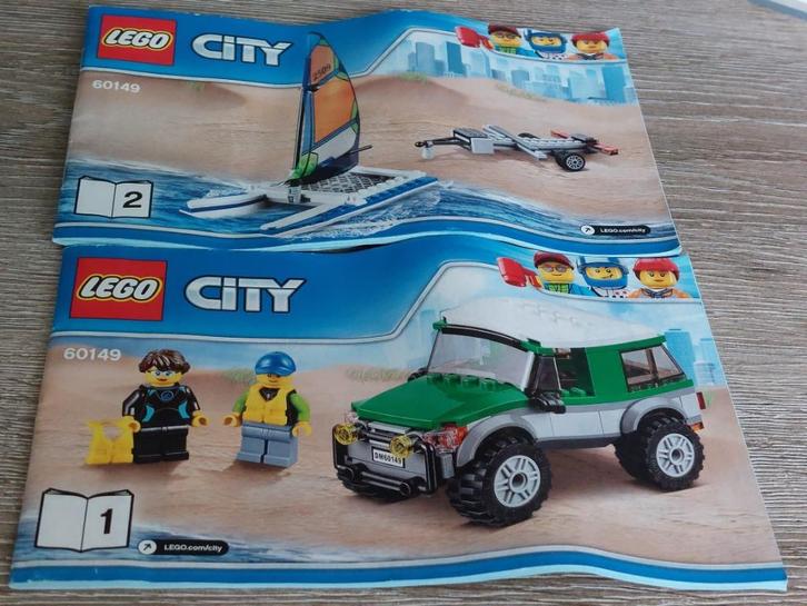 Lego City 4x4 met Catamaran 60149, Kinderen en Baby's, Speelgoed | Duplo en Lego, Zo goed als nieuw, Lego, Complete set, Ophalen of Verzenden