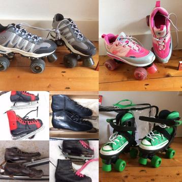 Div. Rolschaatsen rollerskates disco skating rollerdisco beschikbaar voor biedingen