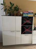 Keukenblok met Miele koelkast, Ophalen, Gebruikt, Wit, Minder dan 100 cm