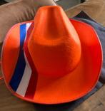 cowboyhoed nederland /oranje, Gedragen, Carnaval, Ophalen of Verzenden, Kleding